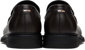 Brown Polished-Leather Loafers