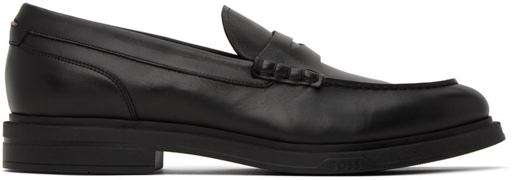 Black Almond Toe Loafers