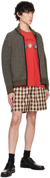 Green & Orange Schenectady Sweater