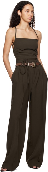 Brown Leo Tank Top