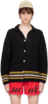 Black Harbor Stripe Cardigan