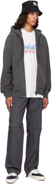 Black Duster Script Hoodie