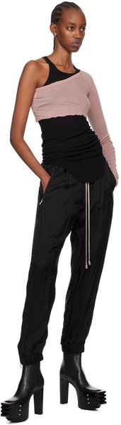 Black Basic Rib Tank Top