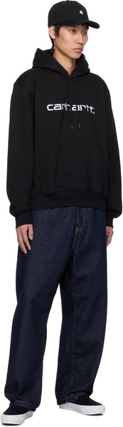 Black 'Carhartt' Hoodie