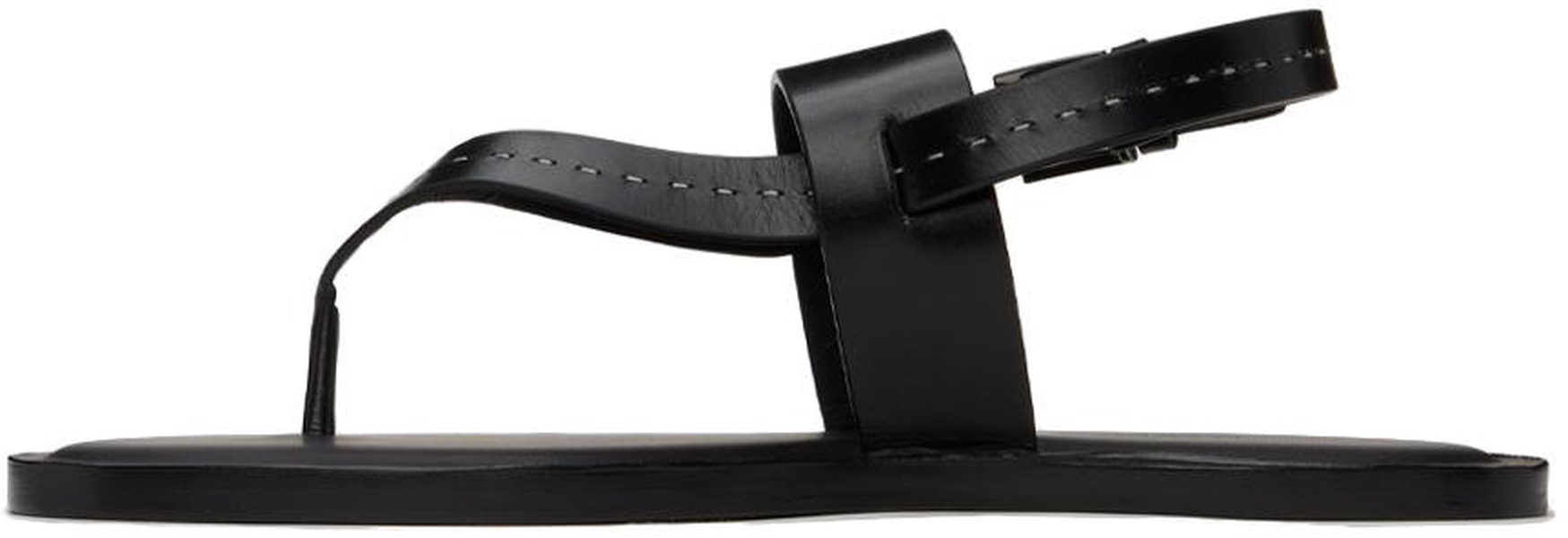 Leather thong sandals