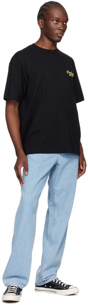 Blue Single Knee Jeans