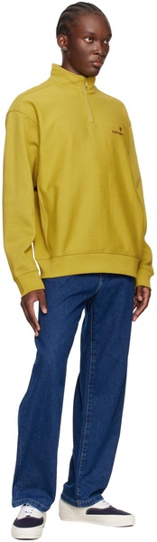 Yellow American Script Sweatshirt