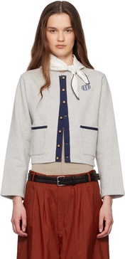 Gray Heathered Cardigan
