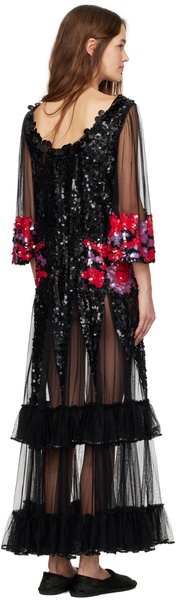 Black Gazebo Maxi Dress
