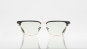 Genesis - Brushed Black & Antique Gold Eyeglasses Glasses
