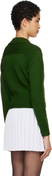 Green Marion Tassel Cardigan