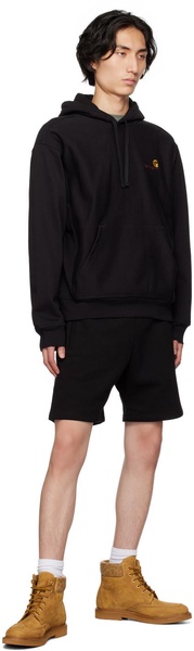 Black American Script Hoodie