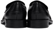 Black Logo Hardware Loafers