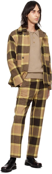 Brown Charleston Plaid Jacket
