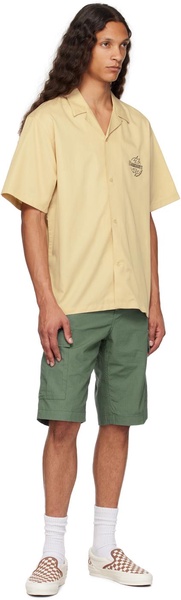 Green Regular Cargo Shorts