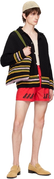 Black Harbor Stripe Cardigan