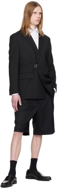 Black Textured Blazer