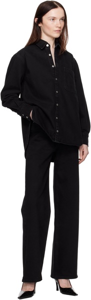 Black Deren Denim Shirt