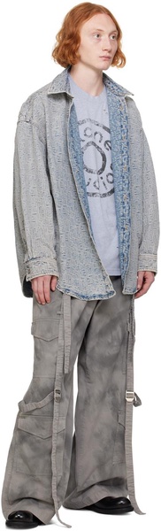 Blue Monogram Denim Shirt
