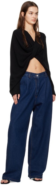 Black Twist Sweater