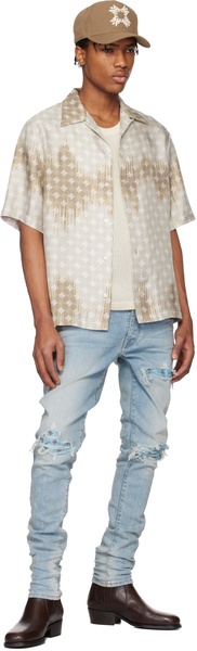 Blue Crystal Starburst MX1 Jeans