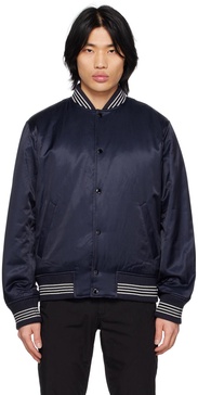 Navy Dugout Bomber Jacket