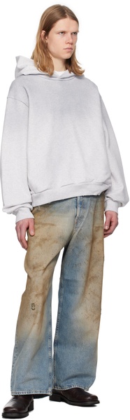 Gray Logo Hoodie