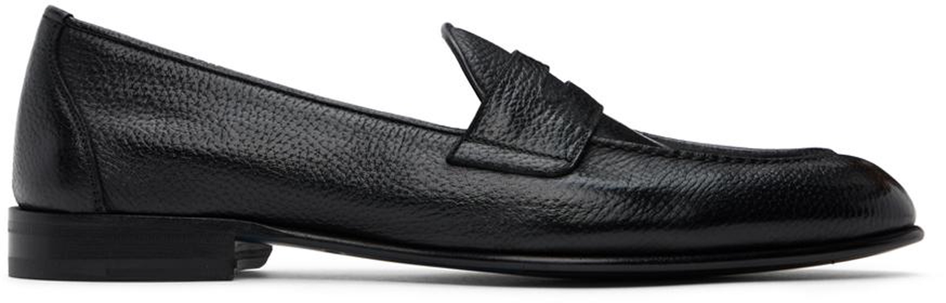 Black Appia Penny Loafers