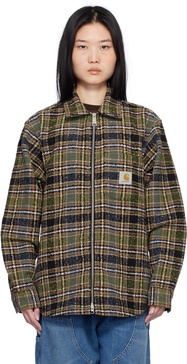 Khaki Stroy Check Shirt Jacket