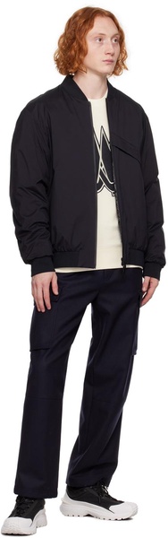 Black Towada Down Bomber Jacket