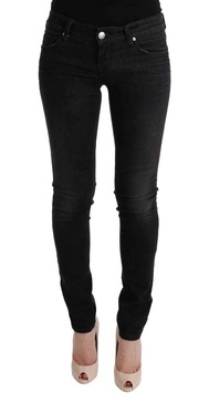 blue cotton bottoms slim fit women's jeans