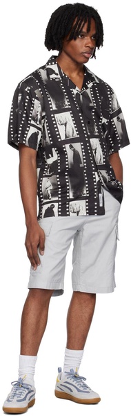 Gray Regular Cargo Shorts