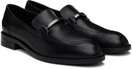 Black Logo Hardware Loafers