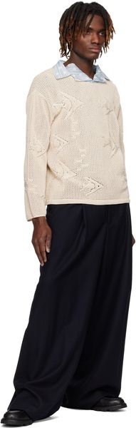 Beige Angel Fish Sweater