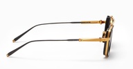 Solis - Brushed Gold / Black Sunglasses