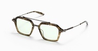 Akari - Green Tortoise / Black Rhodium Glasses