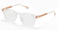 Wise - Crystal Clear - Brushed White Gold (45) Glasses