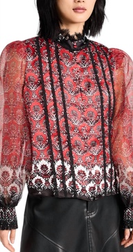 women's bettina top in red
