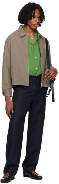 Green Boxy Shirt