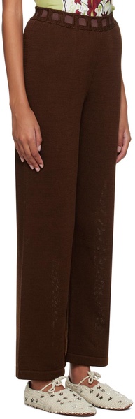 Brown Johnny Knit Trousers