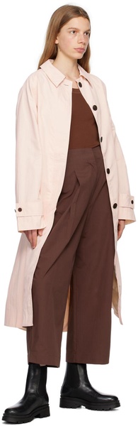 Pink Holin Trench Coat
