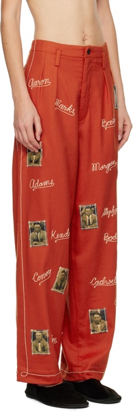 Red Alumni Trousers