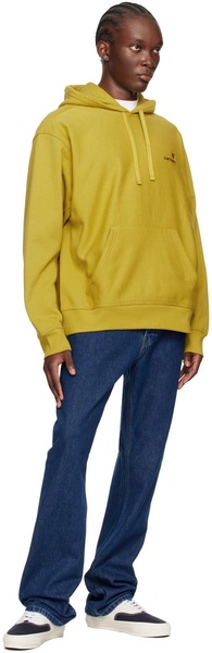 Yellow American Script Hoodie