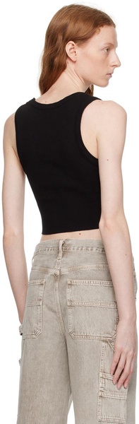 Poppy Cotton-Blend Cropped Tank Top