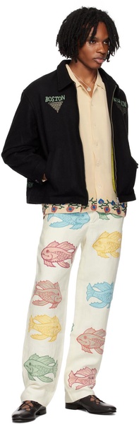 Off-White Piscine Appliqué Trousers