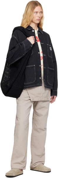 Black OG Michigan Denim Jacket
