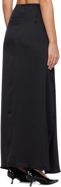 Black Imogen Maxi Skirt