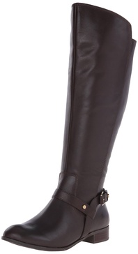 Anne Klein Women's Kahlan Wide Calf Leather Riding Boot
