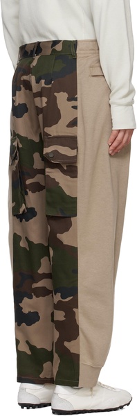 Beige & Khaki Camo 'Overjoggingcamouflague' Sweatpants