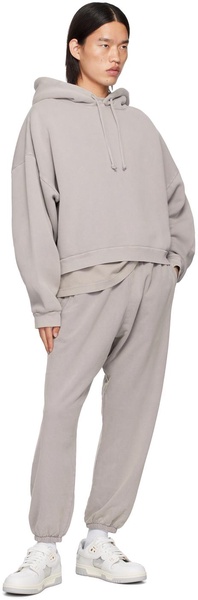 Purple Logo Patch Hoodie